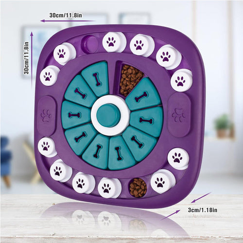 Dog Puzzle Toys, Interactive Treat Puzzle Dog Enrichment Toys For